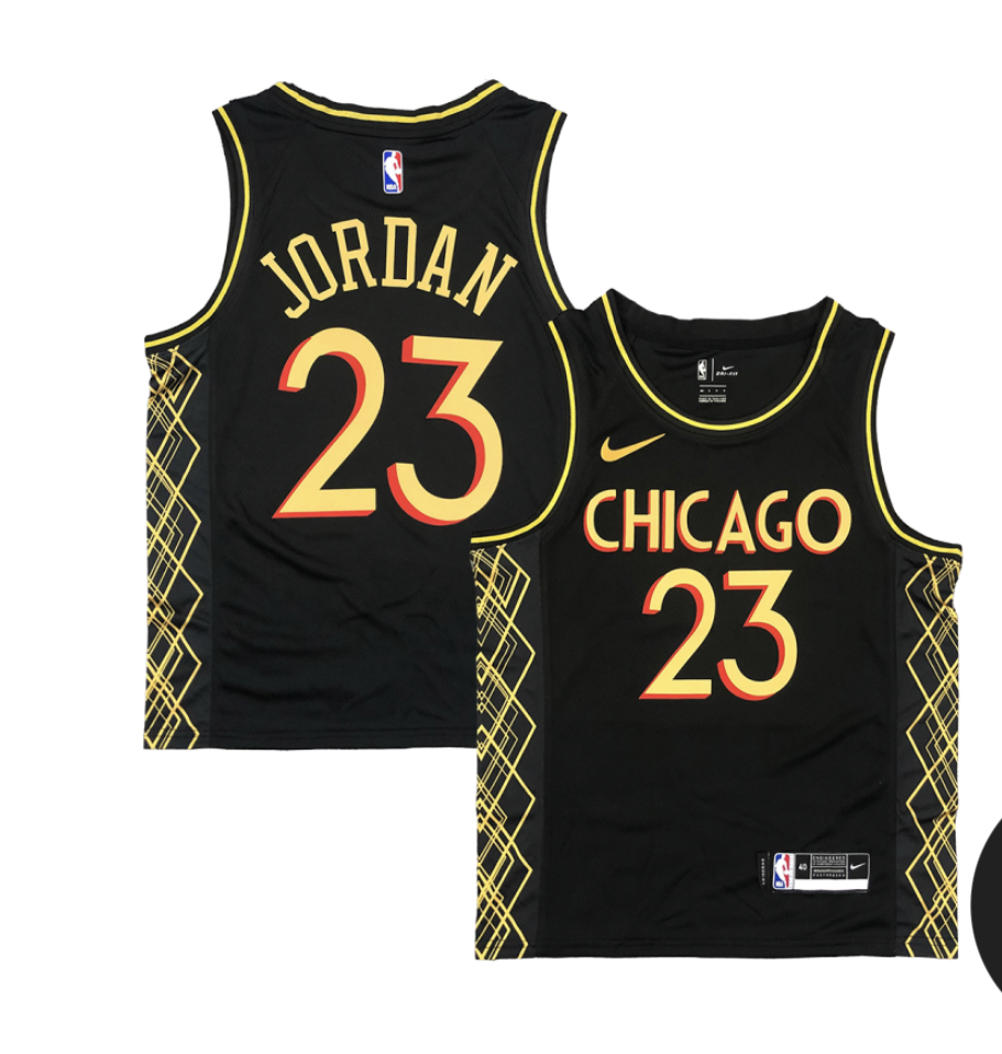 Michael Jordan Chicago Bulls 2020-21 City Edition Jersey